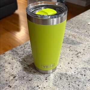 YETI Chartreuse 18oz rambler